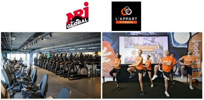 L’Appart Fitness : opération de communication radio et TV avec le groupe NRJ