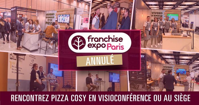 Pizza Cosy propose des rencontres physiques ou virtuelles pour palier l’annulation de Franchise Expo