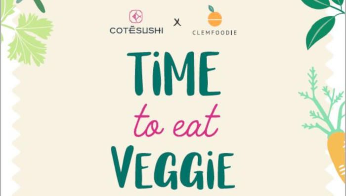 Côté Sushi s’associe à Clemfoodie pour un plateau 100% veggie