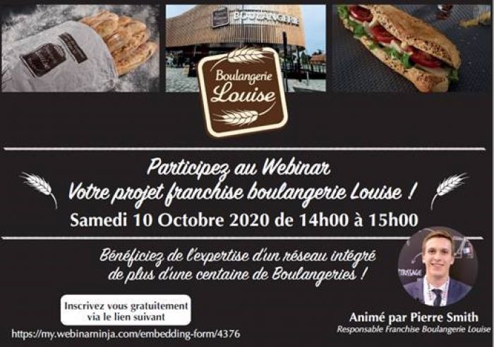 Boulangerie Louise : un webinar pour pallier l’annulation de Franchise Expo de Paris