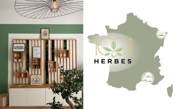 1001 HERBES ouvre deux boutiques six mois seulement après son lancement en réseau