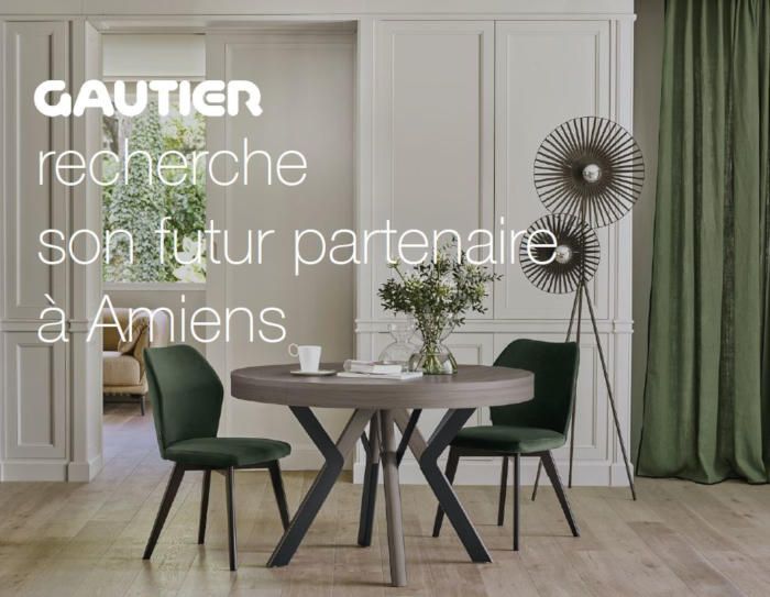 Gautier recherche des franchisés pour ouvrir un magasin à Amiens