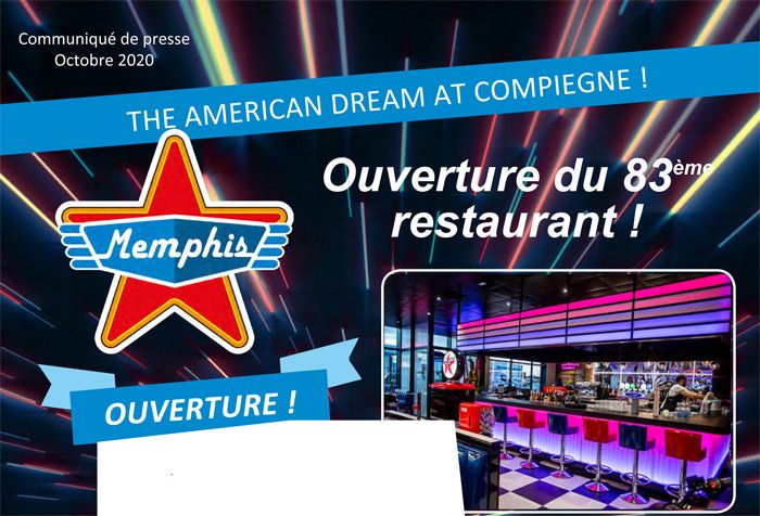 Memphis ouvre un nouveau restaurant à Compiègne