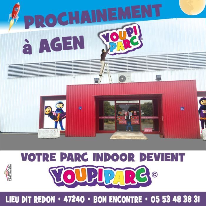 Youpi Parc Agen : l’enseigne de plaine de jeux s’installe dans la Zone Commerciale de Redon