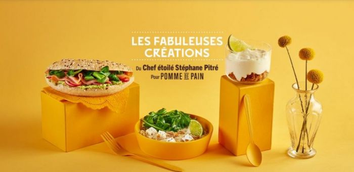 Le chef étoilé Stéphane Pitré collabore avec Pomme de Pain pour de Fabuleuses Créations