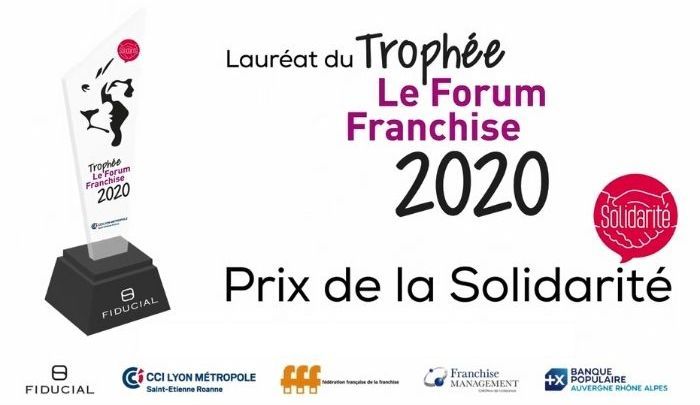 Un franchisé Anacours reçoit le « Prix de la Solidarité » du Trophée Le Forum Franchise