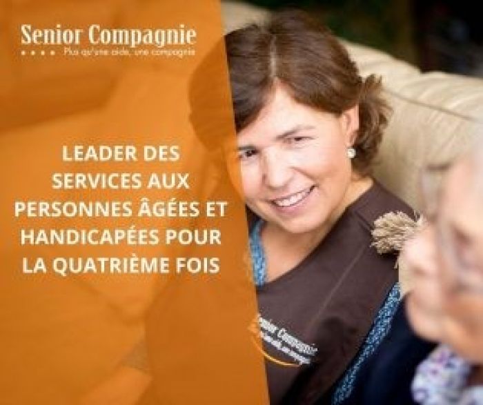 Senior Compagnie, leader des services aux personnes âgées et handicapées pour la quatrième fois !