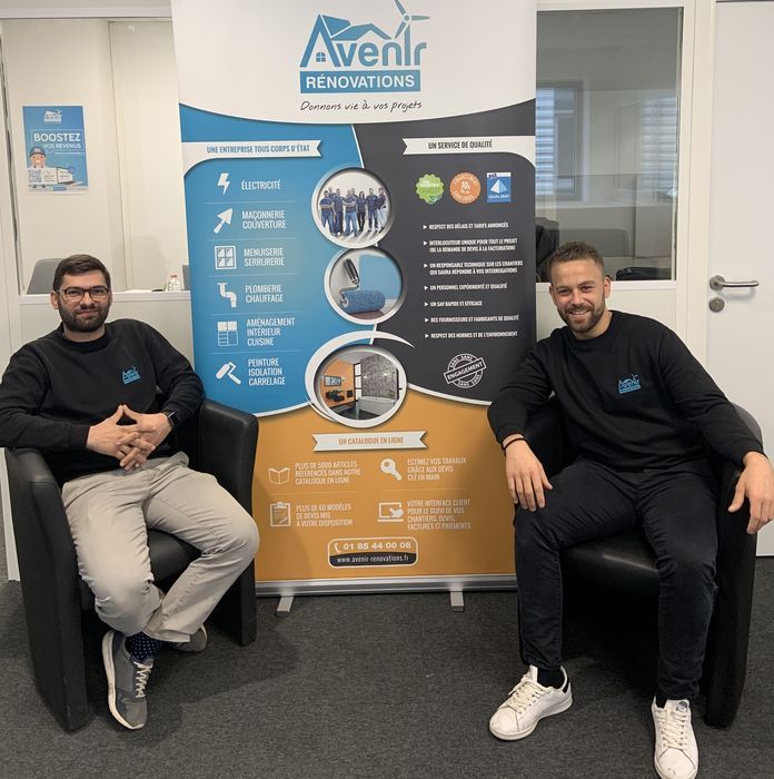 Deux amis se lancent ensemble dans l’aventure Avenir rénovations