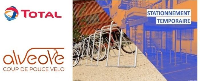 Total participe au financement d’abris-vélos avec le programme Alvéole