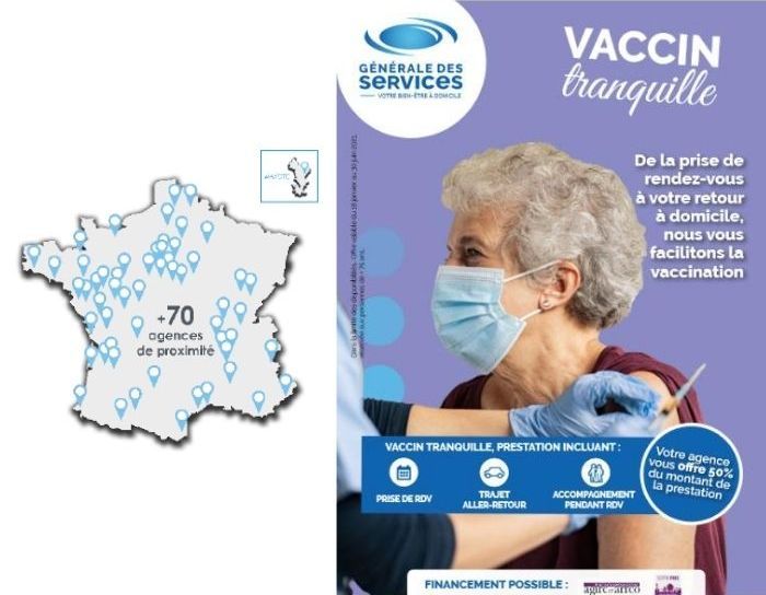 Générale des Services favorise la vaccination des +75 ans avec sa prestation « Vaccin Tranquille »