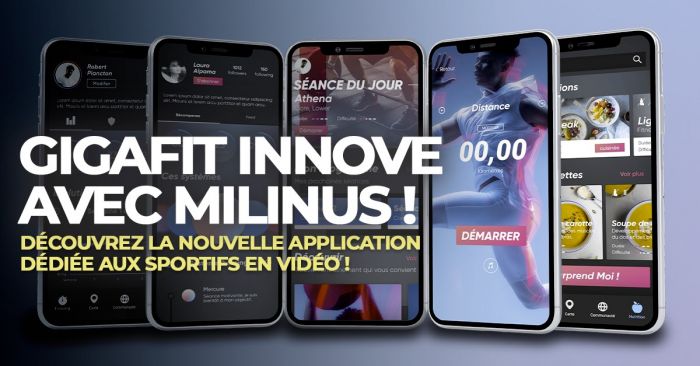 Gigafit annonce la sortie de l’application Milinus
