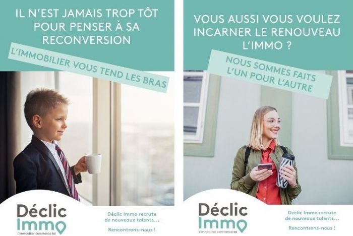 Déclic Immo lance une campagne de communication pour son recrutement