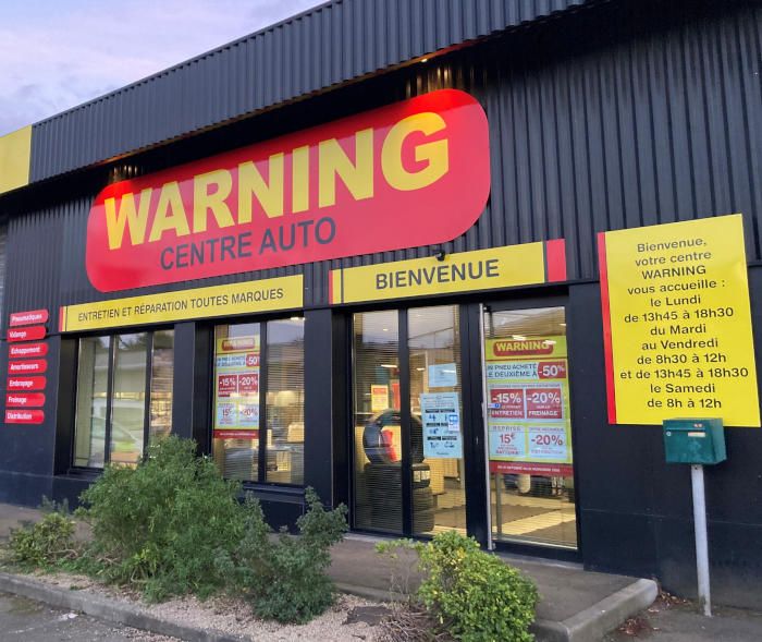 Point S ouvre un nouveau Warning Centre Auto à Quévert (22)