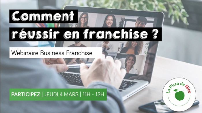 Comment réussir en franchise ? La Pizza de Nico vous invite à un Webinaire Business Franchise