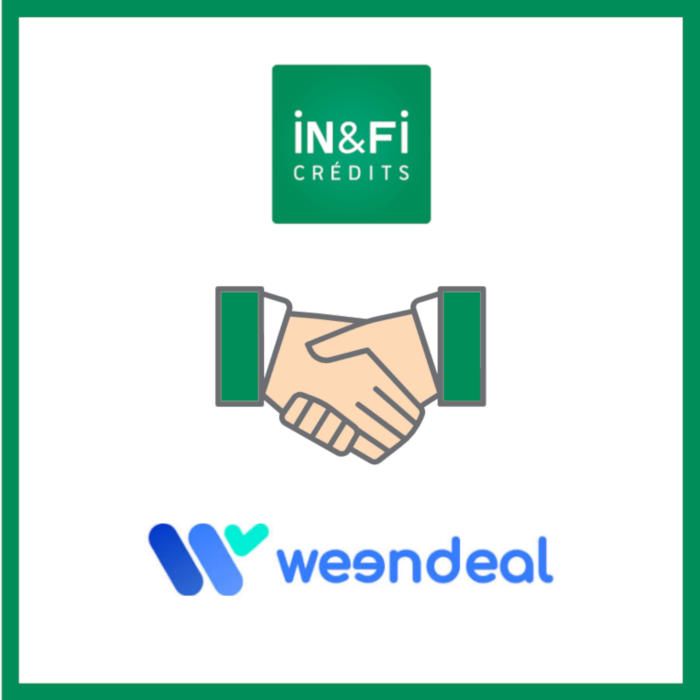 In&Fi Crédits signe un partenariat avec Weendeal