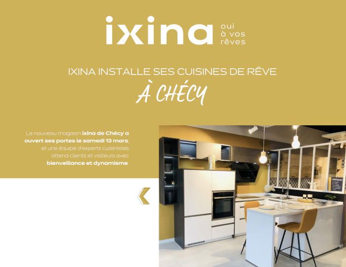 Un multifranchisé Ixina ouvre un nouveau magasin de cuisines à Chécy (45)