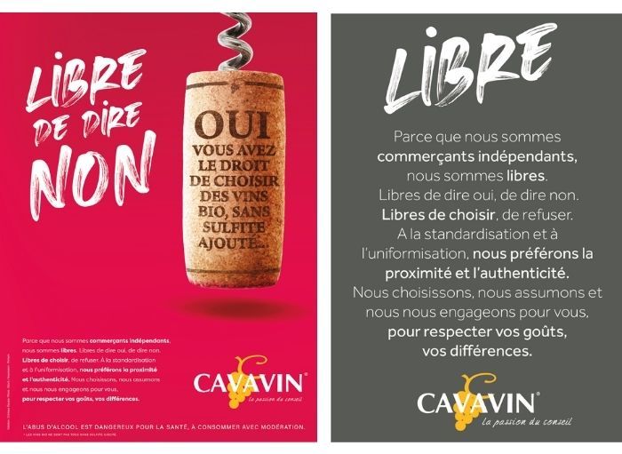 Proximité et la liberté : Cavavin s’engage au travers de sa communication