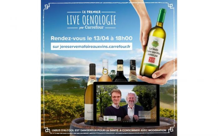 Carrefour renforce la dimension digitale de sa foire aux vins de printemps