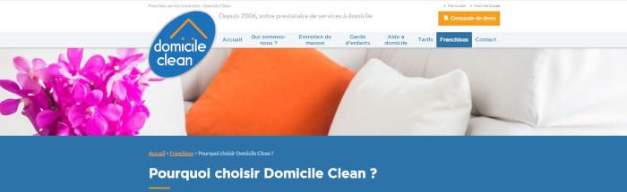La franchise Domicile Clean offre des opportunités d’ouverture en région Centre