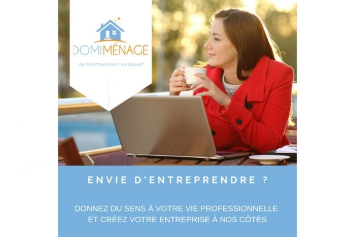 Domi Ménage met en avant les atouts d’une reconversion en franchise