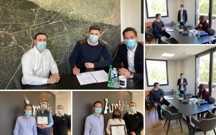 Deux nouveaux licenciés Architéa terminent leur formation