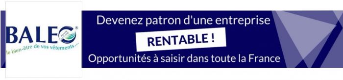 BALEO® dispose d'une belle opportunité pour ouvrir un pressing dans le secteur de Libourne