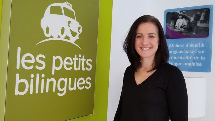 « L’objectif du réseau Les Petits Bilingues est de faire de la découverte de l’anglais un vrai moment de plaisir », Caroline Voute (franchisée à Clermont-Ferrand