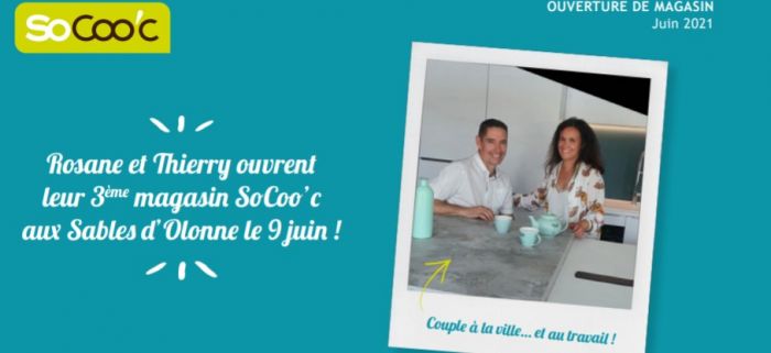 SoCoo’c : Rosane et Thierry ouvrent leur 3e magasin aux Sables d’Olonne !
