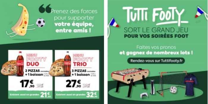 Tutti Pizza célèbre l'Euro de football dans toutes ses pizzerias !
