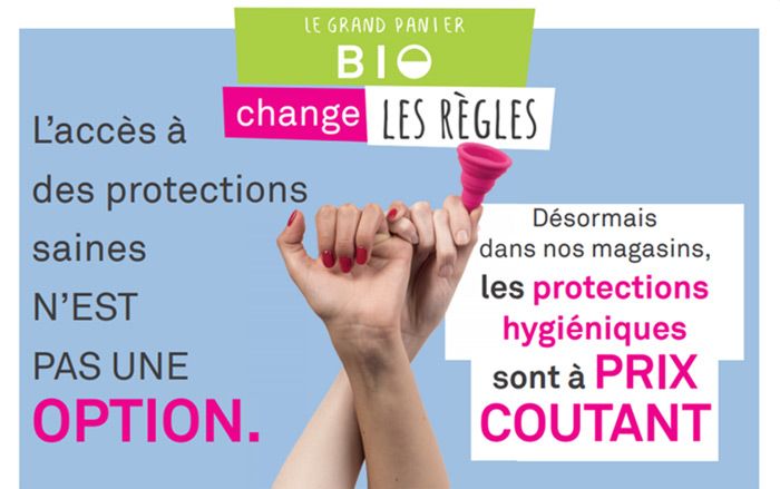 Le Grand Panier Bio s’engage contre la précarité menstruelle