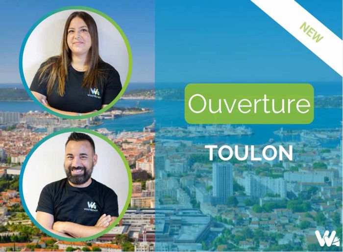 Un couple de franchisé ouvre son agence Wash&Check à Toulon
