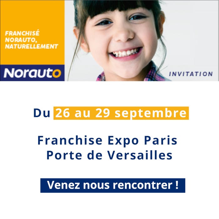 L’enseigne Norauto sera présente lors du salon Franchise Expo Paris 2021