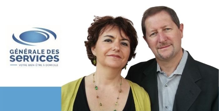 Portraits de Florence et Jean Gonnet, multifranchisés Générale des Services