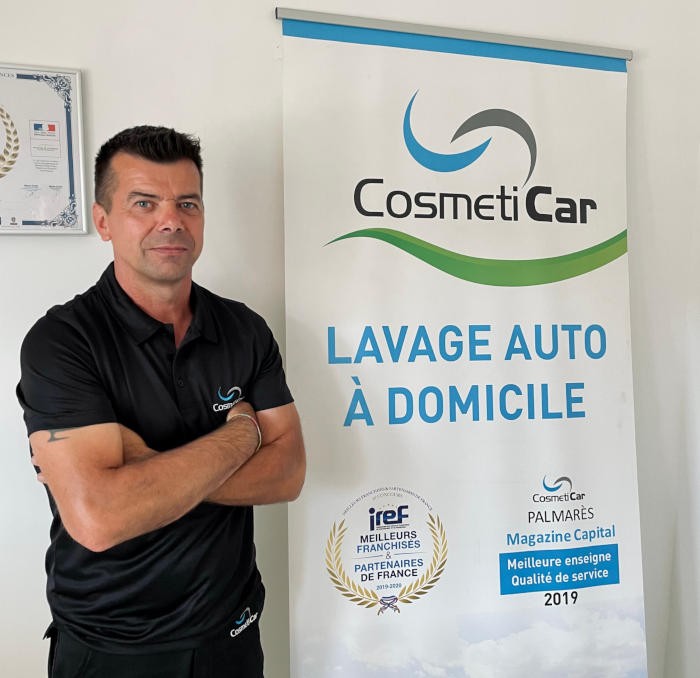 Un passionné d’automobile débute son activité sous licence Cosméticar à Rennes