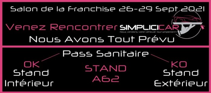 SimpliciCar accueille les porteurs de projet à Franchise Expo Paris