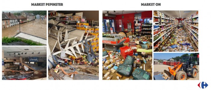 Carrefour Belgique décroche l’As de cœur de la franchise pour son aide aux victimes des inondations et aux sinistrés