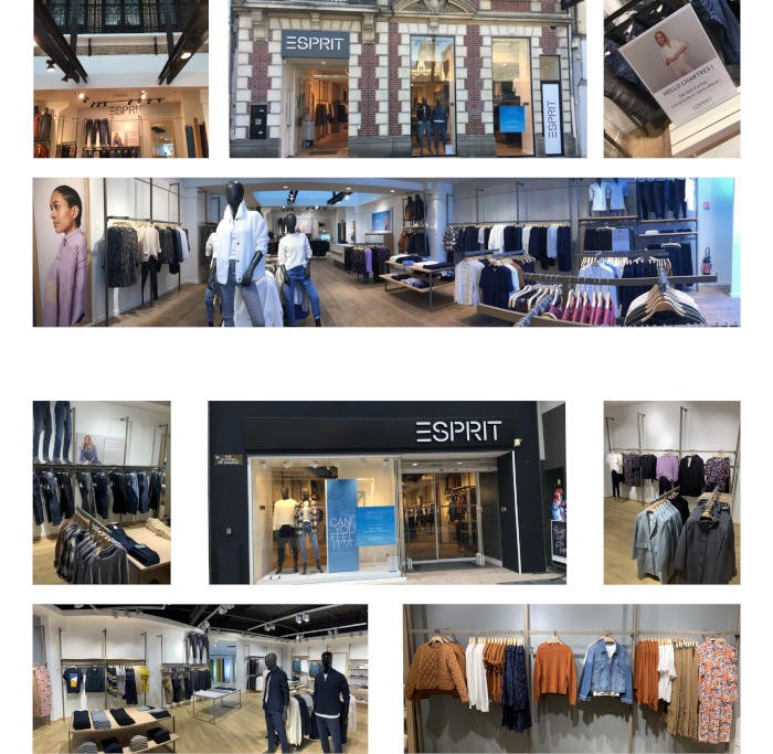 ESPRIT ouvre deux nouvelles boutiques à Poissy et Chartres