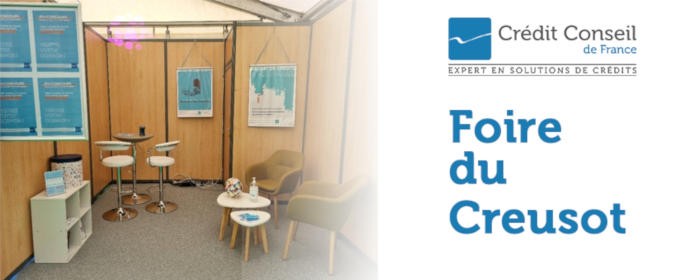 La franchisée Crédit Conseil de France de Nevers était présente à la Foire du Creusot
