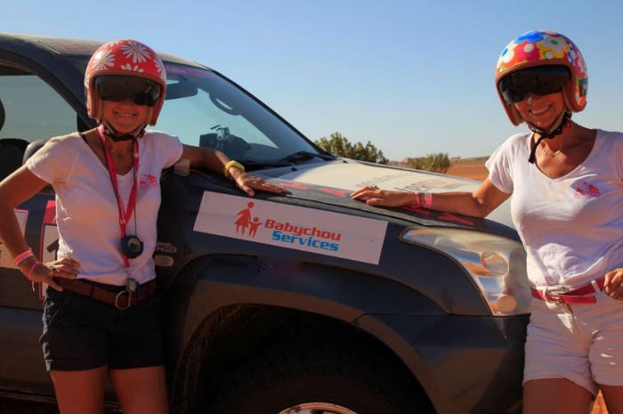 Babychou Services sponsorise un équipage du Trophée Roses des Sables