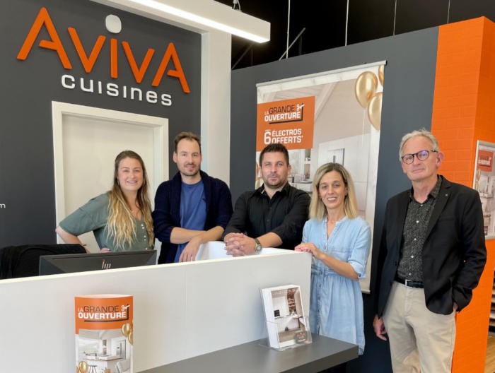 Un multifranchisé Cuisines AvivA ouvre le 100ème magasin de l’enseigne au Pian-Médoc (33)