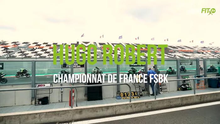 GIGAFIT sponsorise le champion de moto Hugo Robert