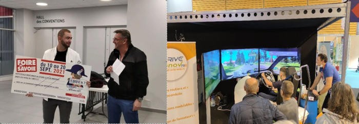 Le stand Drive Innov élu stand le plus innovant de la Foire de Savoie 2021
