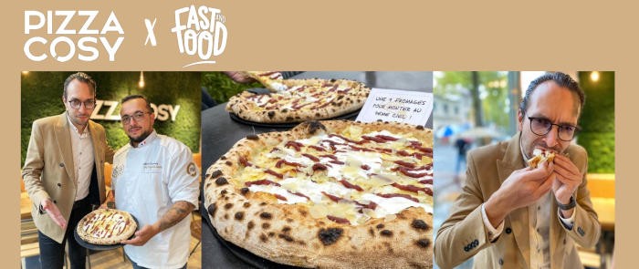 Pizza Cosy a signé un partenariat avec Fastandfood pour sa dernière pizza