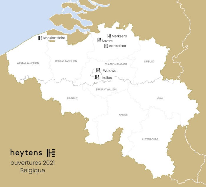 Heytens annonce l’ouverture prochaine de deux nouvelles boutiques en Belgique
