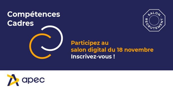 CityLife annonce sa participation aux deux prochains salons Compétences Cadres Apec