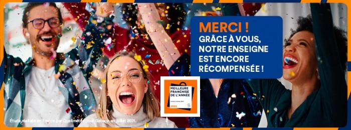 Laforêt élue Meilleure Franchise de l’année 2021-2022 dans la catégorie "Immobilier" pour la 3e année consécutive