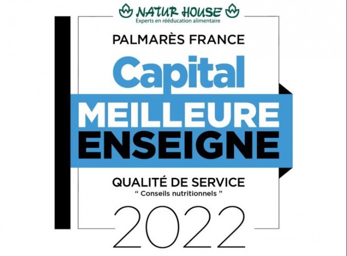 Naturhouse meilleure enseigne 2022 en conseils nutritionnels