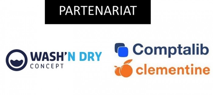 WASH’N DRY et COMPTALIB/CLEMENTINE : un partenariat pour en finir avec des heures passées à réaliser la comptabilité de votre laverie.