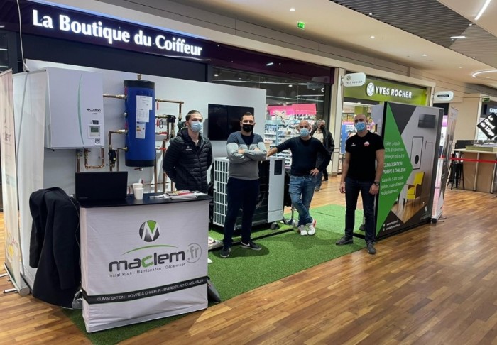 Maclem : le réseau accompagne une agence dans l’organisation d’un stand dans un centre commercial de Nancy