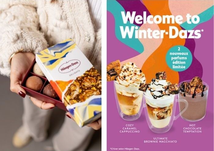 L’hiver selon Haagen-Dazs